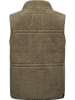 ragwear Plüschweste Noory Vest in Mocca