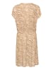 Kaffe Kleid KAjenn Regular fit in Sand/Brown Animal Print