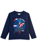 Avengers Langarmshirt Avengers Captain America in Dunkelblau