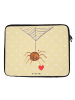 Mr. & Mrs. Panda Laptop Tasche Spinne Agathe Liebe ohne Spruch in Gelb Pastell