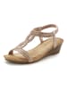 Vivance by Lascana Sandalette in roségoldfarben