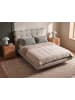 Beliani Doppelbett SOULISSE in Beige/Schwarz - (W) 158 x (H) 93 x (L) 222 cm