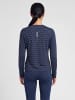 Hummel T-Shirt Hmlfast Multisport Damen in DRESS BLUES/DUSTY ORANGE