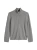 Marc O'Polo Zip-Strickjacke regular in Cloudy Grey Melange