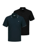 Jack & Jones Poloshirt Austin in Schwarz / dunkelblau