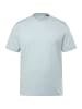 Men Plus Kurzarm T-Shirt in eisblau
