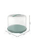 Rotho FRESH Kuchentransportbox XL in Transparent / Mistletoe grün