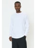 Matinique Langarm-Shirt MAHason Relaxed fit in White