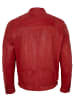 MADDOX Lederjacke Lammnappa in Ochsenblutrot