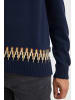 BLEND Strickpullover Pullover 20714905 in blau