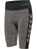 Hummel Kurze Hose Hmlclea Multisport Damen in CHATEAU GRAY/BLACK MELANGE