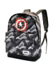 Marvel Rucksack Captain America Scratches-FAN HS in grau