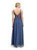 Vera Mont Abendkleid mit Stickerei in Blue Stone