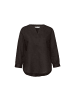 Street One Langarmbluse in espresso brown