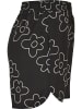 Urban Classics Urban Classics Damen Ladies AOP Viscose Resort Shorts in blackflower