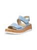 VITAFORM Veloursleder Sandaletten in himmelblau