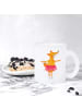 Mr. & Mrs. Panda Kaffeetasse Fuchs Ballerina ohne Spruch in Transparent