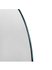 SalesFever Wandspiegel rahmenlos 50x110 cm wellenförmiges Design in Klarglas