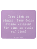 Mr. & Mrs. Panda Maus Pad Spruch Vokale und musikalische Auftrit... in Lavendeltraum