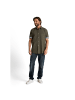 Tom Tailor Halbarmhemd in deep leaf green dot structure