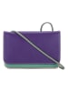 MYWALIT Travel Clutch Geldbörse Leder 19 cm  orchid