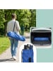 relaxdays Badmintonnetz in Blau/ Schwarz - 4 Meter
