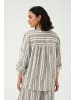 Kaffe Langarm-Bluse KAmilia Regular fit in Moonstruck / Black Stripe