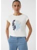 comma T-Shirt in 01E5_weiß