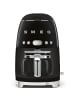 Smeg Kaffeemaschine 50's Retro Style in Schwarz