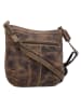 Greenburry Vintage Umhängetasche Leder 27 cm in brown
