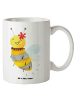 Mr. & Mrs. Panda XL Tasse Biene Blume ohne Spruch in Weiß