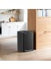 SONGMICS Mülleimer Island in Schwarz - (B)40.8 x (H)60.2 x (T)44.4 cm - 2 x 20 L