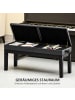 HOMCOM Klavierbank-105L x 37B x 48-58H cm-Schwarz