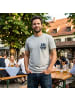 Wiesnkönig T-Shirt Bierkrug K20 in Hellgrau