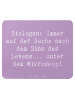 Mr. & Mrs. Panda Mouse Pad Spruch Biologin Mikroskop mit Spruch in Lavendeltraum