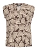 Betty Barclay Schlupfbluse kurzarm in Braun/Beige