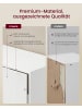 VASAGLE Bücherregal Custos in Weiß - (B)24 x (H)145.9 x (T)31.8 cm