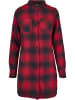Urban Classics Urban Classics Damen Ladies Check Shirt Dress in darkblue/red