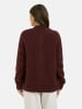 Smith&Soul Hairy Knit Bomber in Bordeaux
