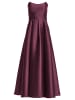 SWING Kleid in aubergine - 0001