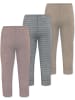 Normani Outdoor Sports 3er Pack Baby Merino Hose Unterhose „Tutira“ in Beige/Grau/Rosa