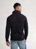 Petrol Industries Melierter Pulover Logan in Schwarz