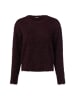 Olsen Strickpullover Cora in aubergine - 0001