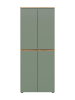 ebuy24 Kleiderschrank Scarpa Staubgrün 70 x 37 cm