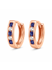 schmuck23 Gold Creolen 925 Silber 0,3 cm x 1,2 cm