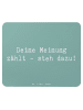 Mr. & Mrs. Panda Mauspad Spruch Mutig zu Meinungen mit Spruch in Meeresbrise