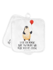 Mr. & Mrs. Panda Topflappen Pinguin Luftballon mit Spruch in Weiß