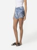 KOROSHI Bestickte Shorts in blau