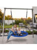 relaxdays Nestschaukel in Dunkelblau - Ø 100 cm