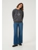 Kaffe Sweatshirt KAsun Loose fit in Black Oyster